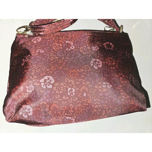 NWT! Travelon Anti Theft Floral Print Crossbody Bag 10.5x8x3 - Picture 8 of 10